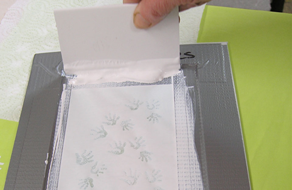 Printing with thermofax screens
