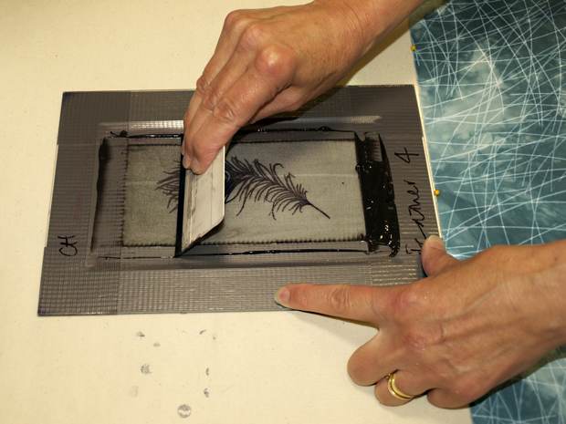 Printing with thermofax screens