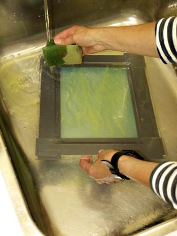 Washing your thermofax screen